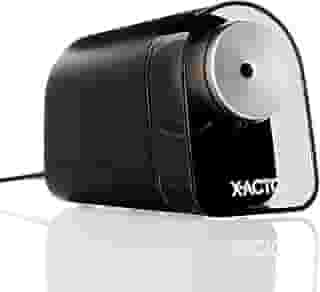 X-Acto Apontador Elétrico XLR - Motor Silencioso - Reinicialização Automática - Preto