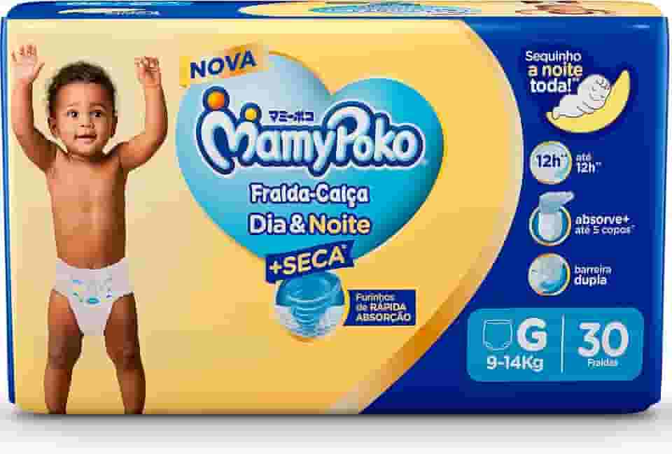MamyPoko Fralda-Calça Dia&Noite G 30 Unidades