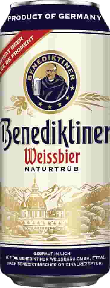 Benediktiner Weissbier Lata 500ml Cerveja de trigo