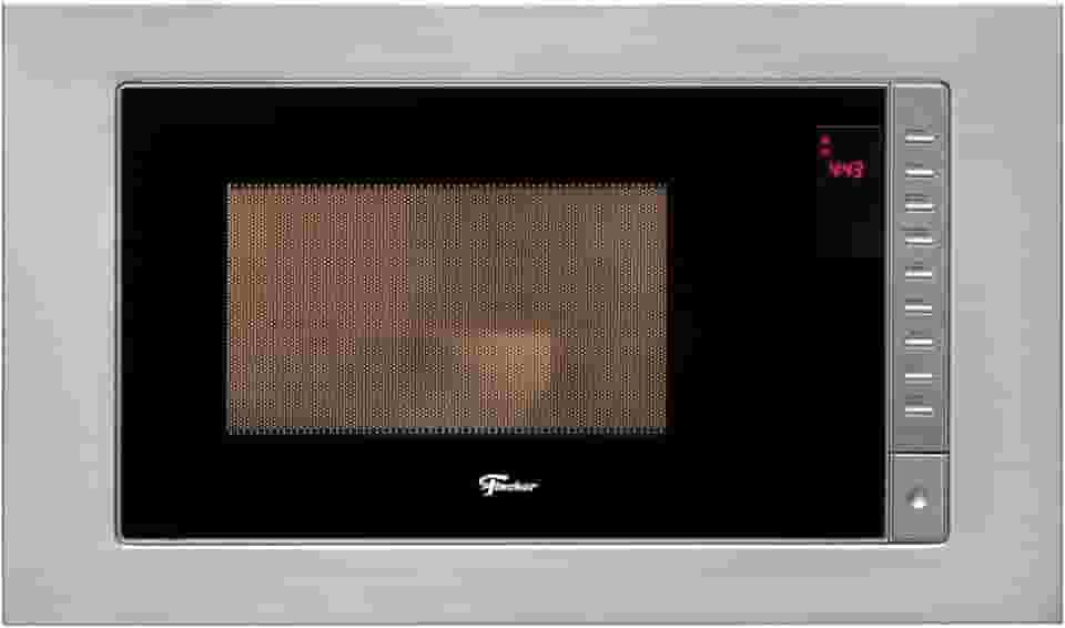 FISCHER FORNO MICRO-ONDAS EMBUTIR 25L FIT LINE MOLDURA INOX 220V 34900-98440