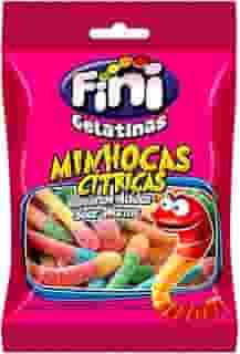 Fini Balas De Gelatina Minhocas Cítricas 250G