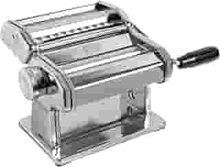 MARCATO Feito na Itália Atlas 150 Classic Manual Massa Machine, aço cromado. Faz lasanha, fettuccine e tagliolini., 21 x 20 x 16 cm