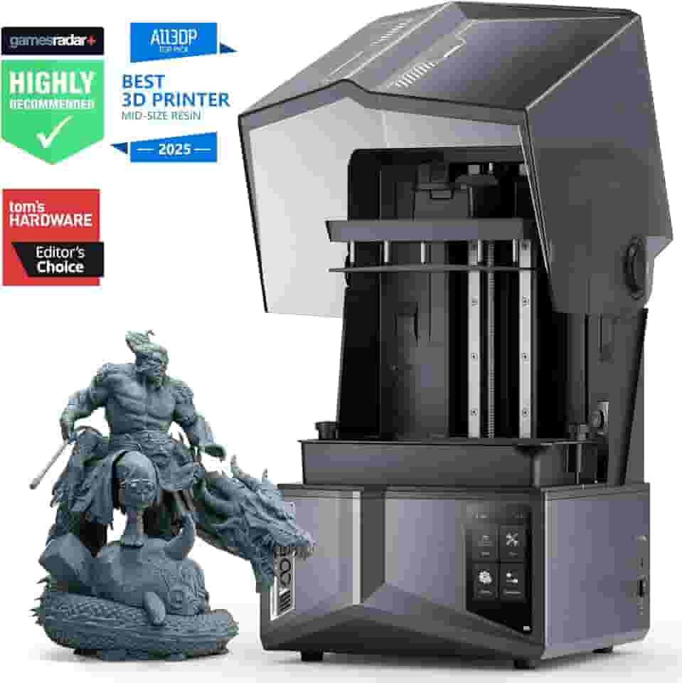 Impressora 3D de Resina ELEGOO Saturn 4 Ultra, LCD Monocromático de 10 pol 12K, Nivelamento Automático Inteligente, Detecção Inteligente, Câmera AI, Tamanho de Impressão Grande 218,88x122,88x220 mm³