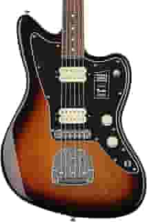 Fender Guitarra elétrica Player Jazzmaster, com garantia de 2 anos, Sunburst em 3 cores, escala Pau Ferro