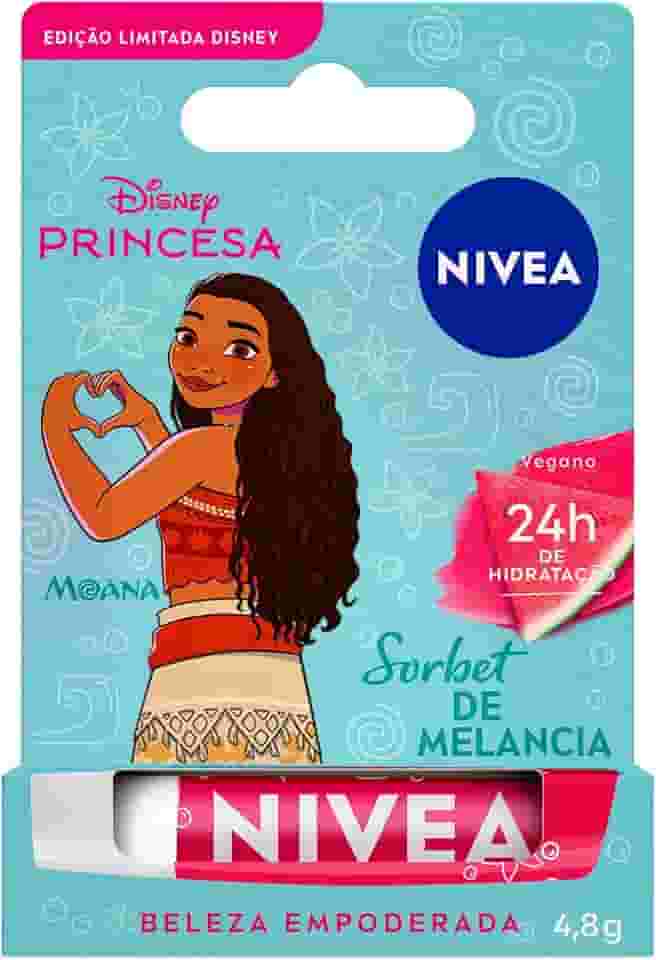 NIVEA Hidratante Labial Sorbet de Melancia Ed. Limitada Moana Disney® Princesa 4,8g