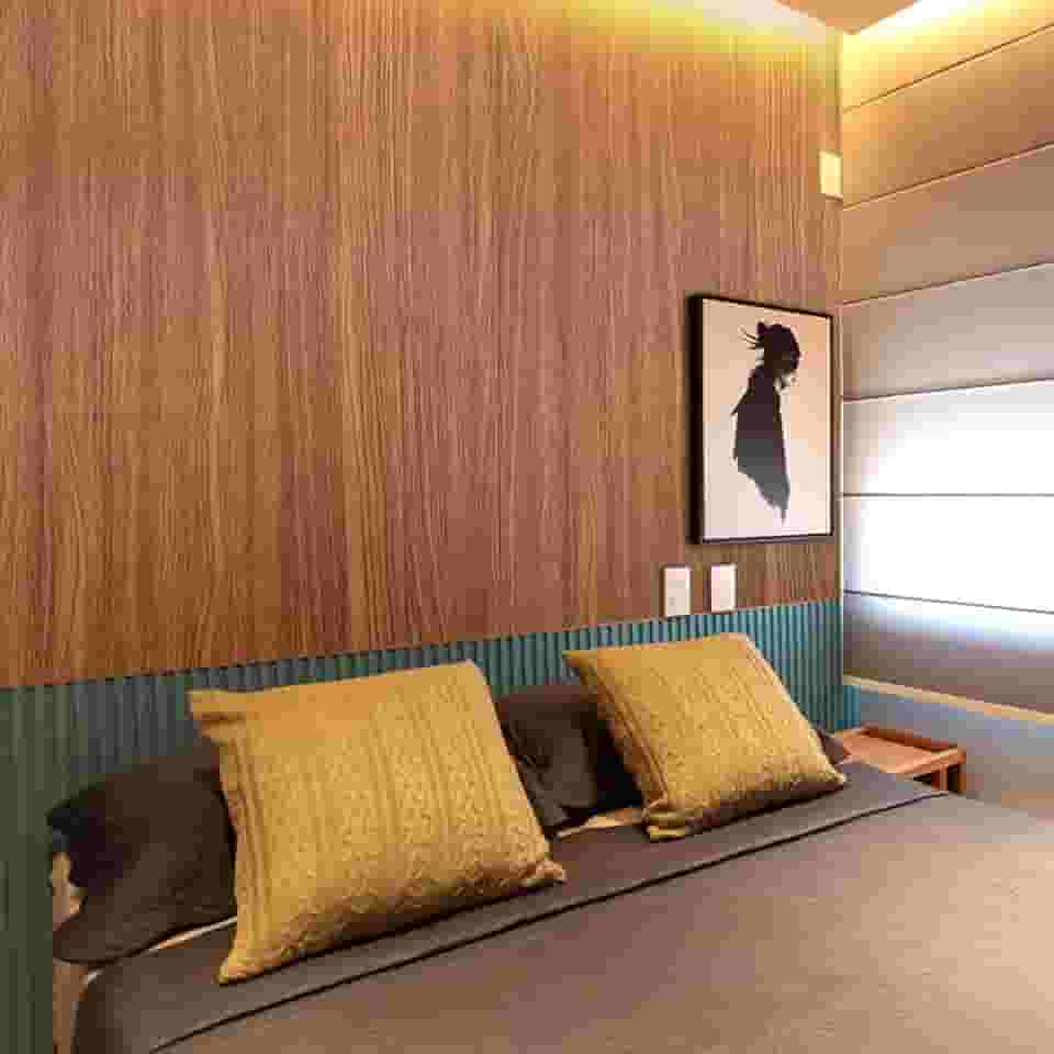 Genérico Madeira Freijó - Papel de Parede Autocolante 5 Metros x 45 Cm