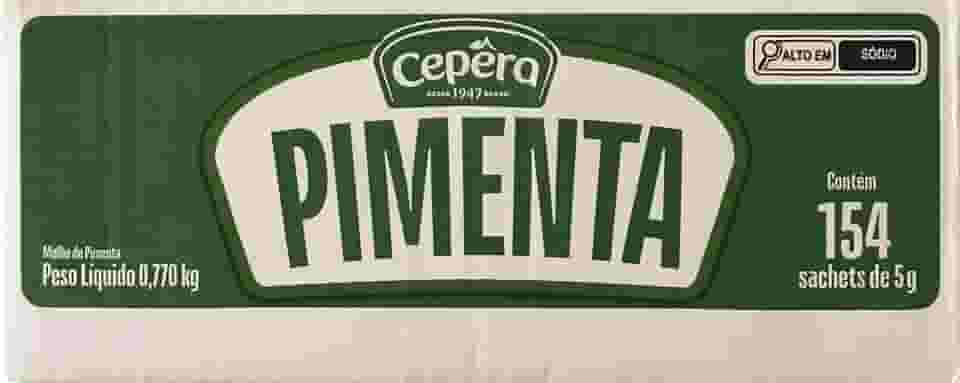 Molho de Pimenta Cepêra 5g - caixa c/ 154 saches