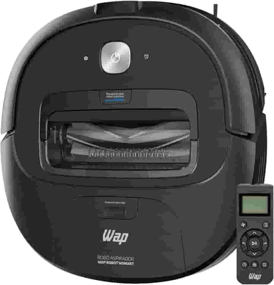 WAP Aspirador de Pó Robô ROBOT WSMART 3 em 1, Automático, 450ml, Controle Remoto, Autonomia até 2 horas, 14,4VDC Bivolt