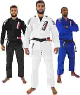Kimono de Jiu Jitsu Brazil Combat Xtra-lite Competidor Profissional CBJJ IBJJF Unissex Trançado