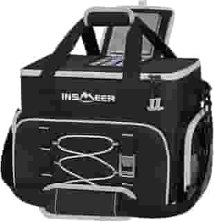 INSMEER Bolsa Térmica Grande Com Abertura Superio - 60 Latas/45L