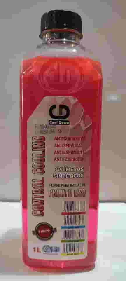 Aditivo para Radiador Pronto para Uso, Líquido Rosa, 1 Litro, Solução Refrigerante para Sistema de Arrefecimento