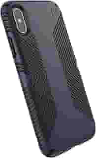 Speck Produtos Capa Presidio Grip para iPhone Xs/iPhone X, azul eclipse/preto carbono