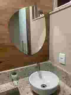 Espelho Decorativo Orgânico Vidro Lapidado Autocolante Fácil Aplicação (50x60cm)