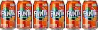 Pack de Fanta Laranja lata 350ml 6 unidades