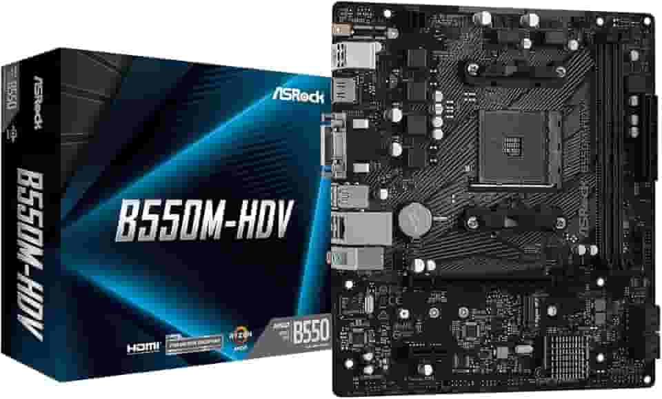 ASRock B550M-HDV suporta 3ª geração AMD AM4 Ryzen/Future placa mãe de processadores AMD Ryzen