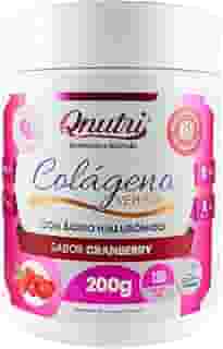 Colágeno Verisol Pó 200g Ácido Hialurônico Sabor Cranberry Suplemento Qnutri