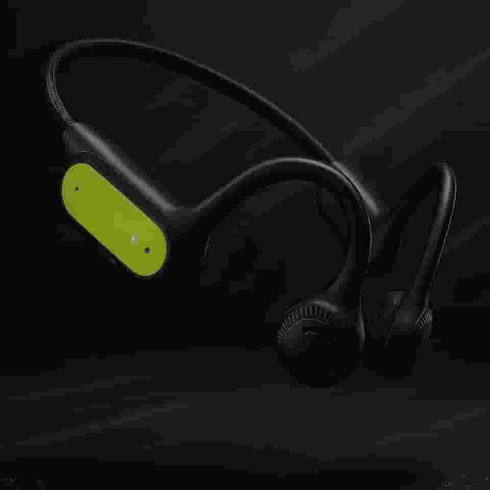Fone Premium Condução Óssea Bluetooth, Open-Ear, IPX7, 15H Bateria, Esportivo, Leve, Com Microfone, Marca VARENZIA