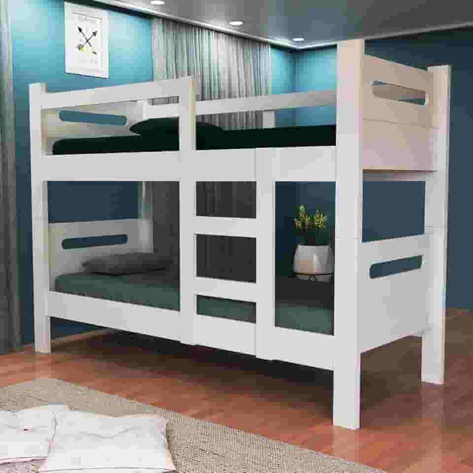 Beliche 2 Andares MDF Moderno Cor Branco