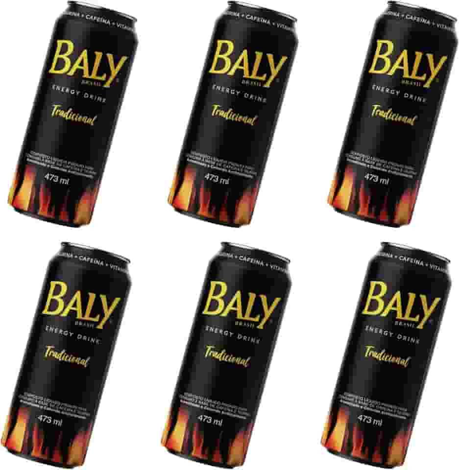 Baly Energético Tradicional 473ml Com 6 unidades