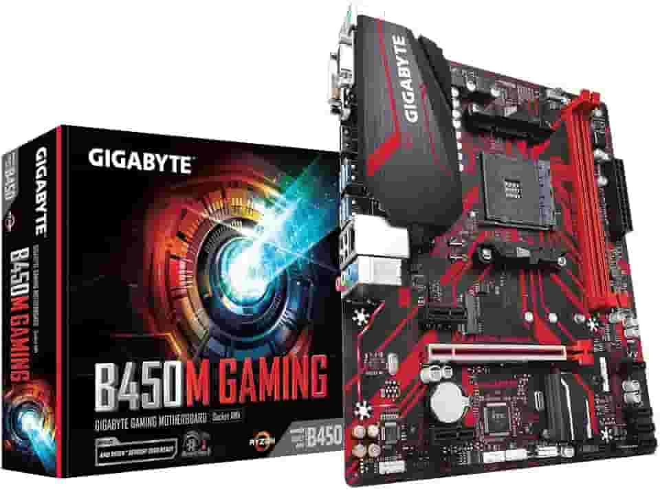 Placa Mãe Gigabyte B450M GAMING (AM4/DDR4/HDMI/D-Sub/M.2/USB 3.1)
