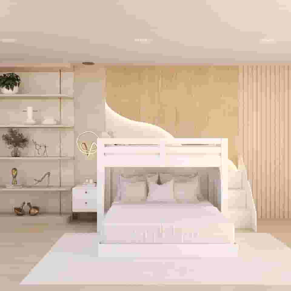 Beliche Casal Adulto Montessoriano Star Plus Casatema Branco Perfect Wood