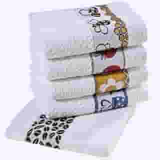 5 Toalhas de Louça Copa LAUNE HAUS Guardanapos Atoalhado Gourmet Grosso 500g/m² Alta Capacidade de Absorção e Usa Para Decorar