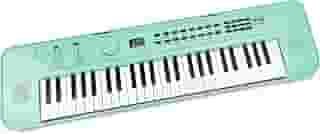 RockJam Teclado de piano USB de 49 teclas com aulas e adesivos para palestras