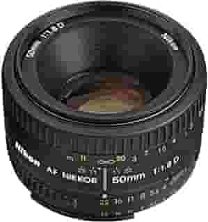 Lente Nikon AF 50mm f/1.8D - Preto