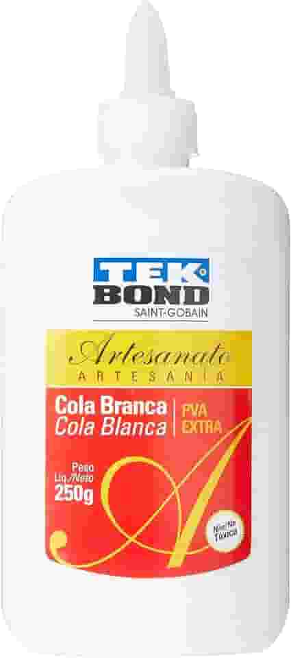 Cola Para Artesanato Branca Pva Extra 250g. - 01 Unidade, Tekbond, 22401000250, Multicor