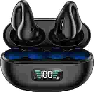 Fone De Ouvido Bluetooth Condução Óssea À Prova D'água Para Esportivo Academia Aptidão de Condução óssea Adequada Para Corrida