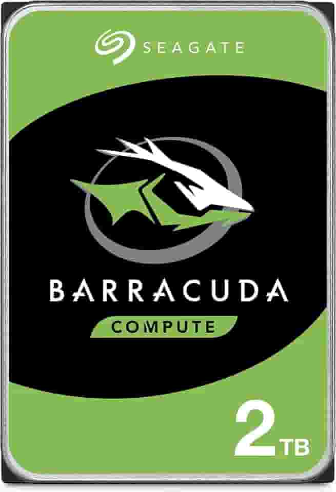Seagate Disco rígido interno BarraCuda 2TB – 3,5 polegadas SATA 6Gb/s 7200 RPM 256MB Cache – Embalagem sem frustração (ST2000DM008/ST2000DMZ08)