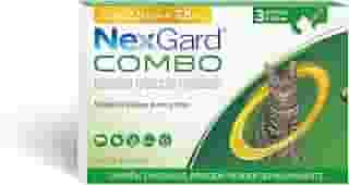 Nexgard COMBO Antipulgas e Sarna e Vermífugo para Gatos de 2,5kg a 7,5 kg - 3 aplicadores