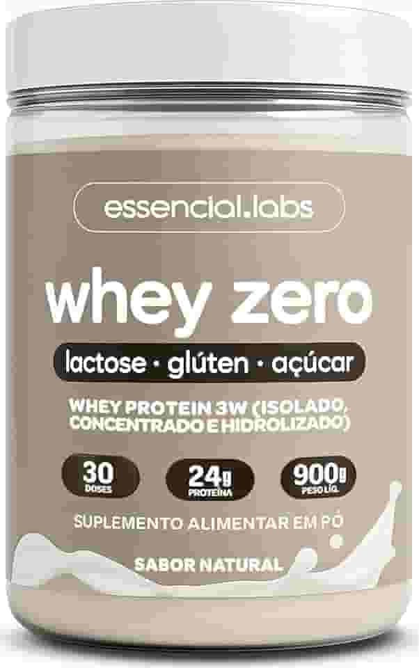 Whey Zero Lactose Sem Sabor 900g - Fórmula Exclusiva Com Proteína Isolada, Concentrada E Hidrolisada - 24g De Proteína Por Dose