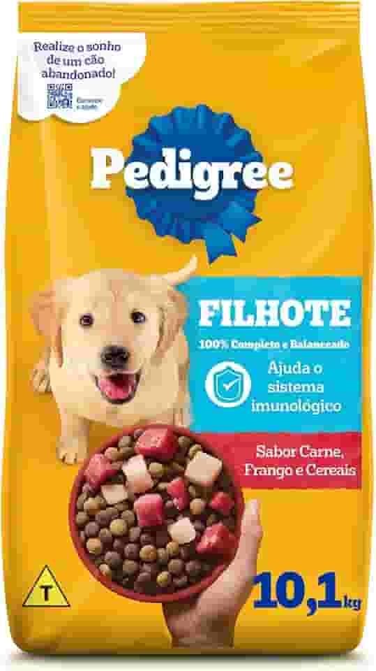 Ração Pedigree Carne Frango e Cereais Cães Filhotes 10.1 kg