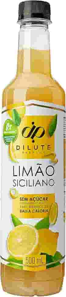 Dilute Xarope Limão S/ Açúcar Sabor Limão 500 Ml