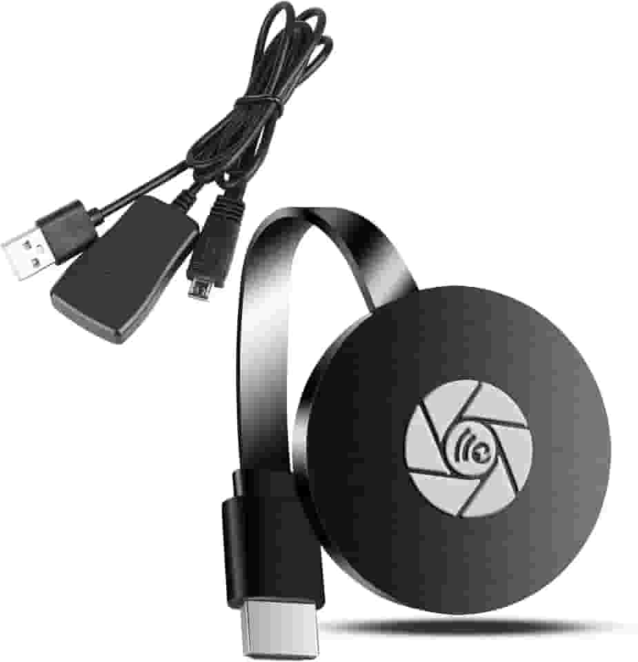 Adaptador de streaming HDMI sem fio, dongle Miracast Hdmi, compatível com telefone/tablet/PC para HDTV/projetor, filmes/programas/TV ao vivo, Airplay/Miracast/DLNA-1