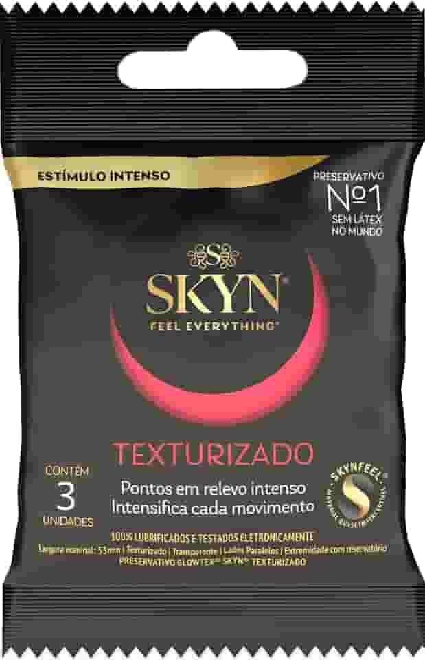 SKYN Preservativo Texturizado Com 3 Unidades