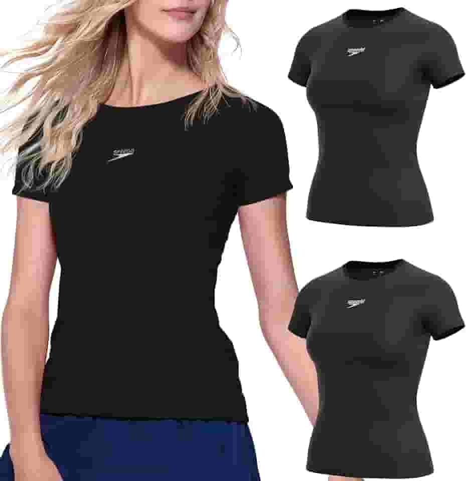 Kit 2 Camisetas Dry Fit Academia Esportiva Feminina Speedo