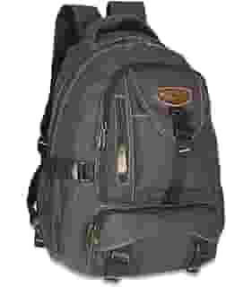 Mochila Escolar Masculina Feminina Em Lona Reforçada (Preto)