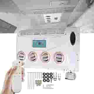 KKSOUFX Ar-Condicionado Inverter 12v/24v Cc, Ar-Condicionado Para CaminhãO E Rv, 3800 Rpm, RotaçãO De 360°, Resfriamento RáPido E Baixo RuíDo