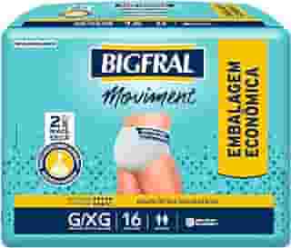 Roupa Íntima Bigfral Moviment G/XG 16 Unidades