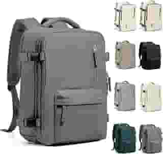 Mochila Executiva de Viagem Grande 40L Impermeável com Porta USB, Mochila Compartimento para Notebook, Mochila Feminina/Masculina Reforçada para Trabalho e viagem – VANOVA