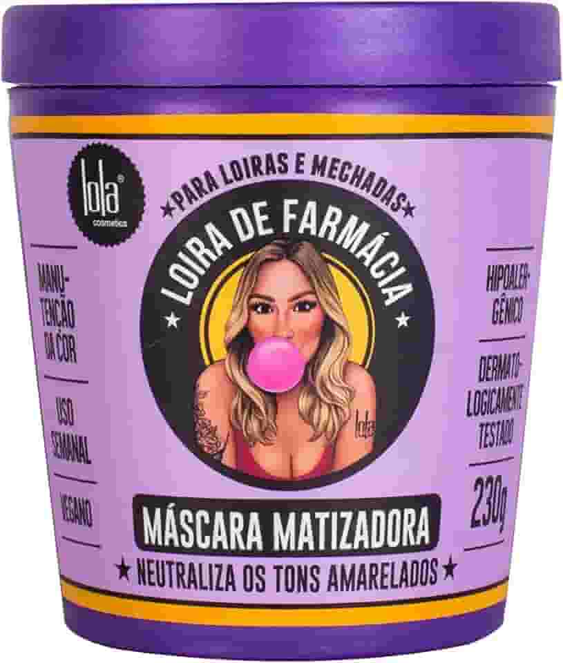 Loira de Farmácia Máscara Matizadora 230g , Lola Cosmetics