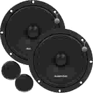 Kit 2 Vias Alto Falante 6,5' Pol Cone de Celulose Tweeter de Seda 4 Ohms Audiophonic - KN 650