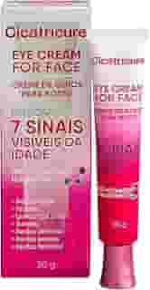 CICATRICURE Creme de Olhos para Rostro Hidratante Facial Anti-Idade, Tratamento Skin Care que Reduz Rugas, Uniformiza Tom da Pele, Combate Olheiras e Sinais do Envelhecimento 30g (1 Pack)