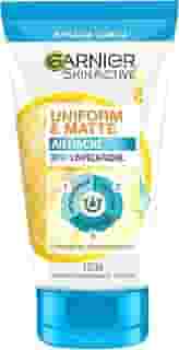 Garnier Uniform & Matte Antiacne Sabonete Facial 3 em 1, com Ácido Salicílico, Reduz Oleosidade e Marcas de Acne, Efeito Matte, Limpa, Esfolia e Atua como Máscara, 120g