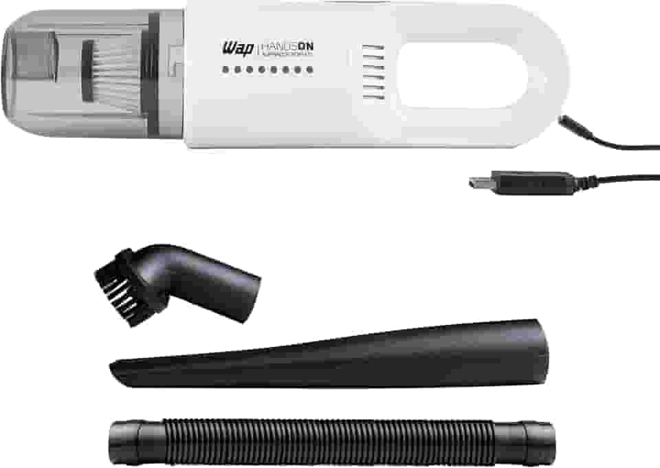 WAP Aspirador de Pó de Mão HANDSON à Bateria, Portátil, 110ml, com Filtro Lavável, 50W 7,4VDC