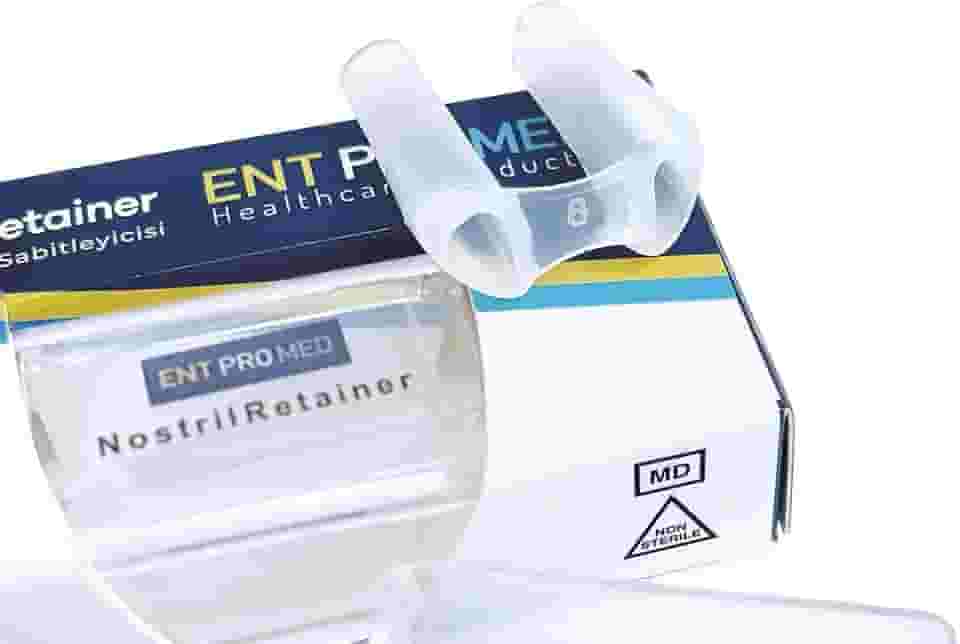 Retentor de narinas, tubos de silicone para pós-cirurgia nasal, após rinoplastia