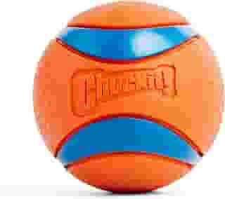 Bola Chuckit Ultra Ball para Cães, Grande, Laranja e Azul, 1 unidade