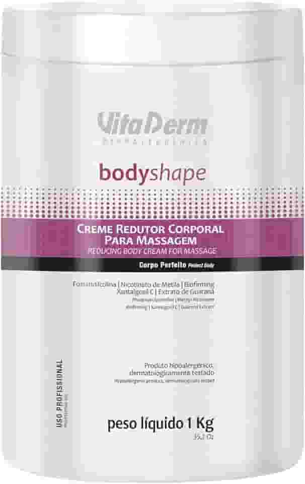 Vitaderm Creme Redutor Corporal Para Massagem Body Shape 1Kg